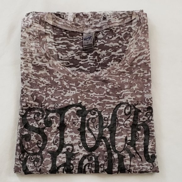 Kavio Distressed Burnout Tee Size Medium - Picture 7 of 7